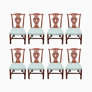 Vintage Dining Chairs, 1980s, Set of 8