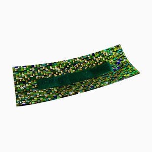 Piatto Marea R50 in vetro di Murano di Stefano Birello per VéVé Glass