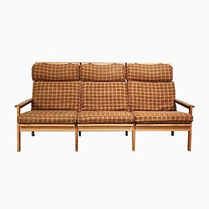 Dänisches 3-Sitzer Capella Sofa mit Gestell aus Eiche von Illum Wikkelsø, 1960er