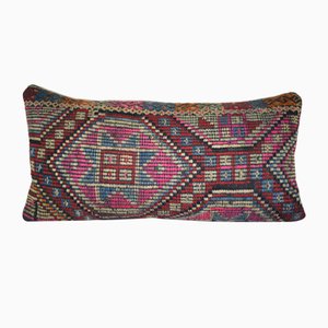 Anatolian Turkish Cicim Kilim Rug Pillow Cover