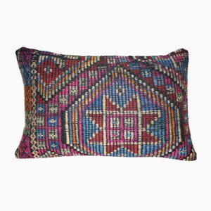 Housse de Coussin Kilim Géométrique Vintage en Laine de Pillow Store Contemporary