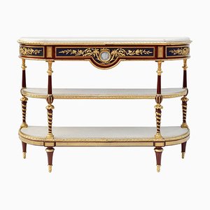 Antique Louis XVI Mahogany Console Table from Adam Weisweiler