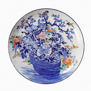 Piatto antico in porcellana, Giappone, inizio XX secolo