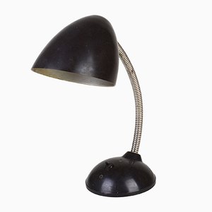 Schwarze industrielle Tischlampe aus Bakelit von E. K. COLE, 1930er