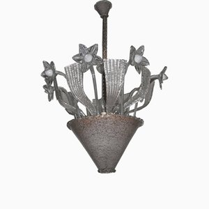 Lustre en Verre de Murano de Barovier & Toso, 1940s