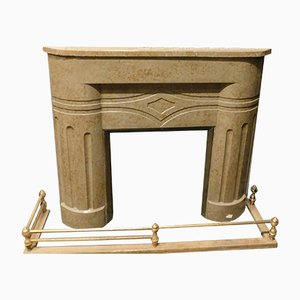 Vintage Art Deco Style Marble Fireplace 1940s For Sale At Pamono