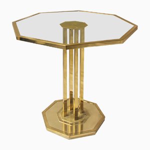 Brass and Glass Coffee Table, 1970s