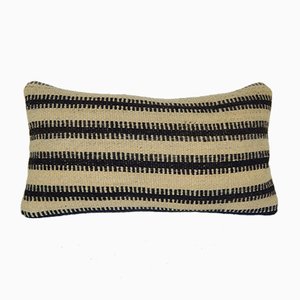 Striped Wool Kilim Throw Pillow Cover