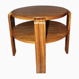 Vintage Art Deco Rosewood Pedestal Table, 1930s