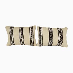 Fundas para almohadas lumbares turcas de Vintage Pillow Store Contemporary. Juego de 2