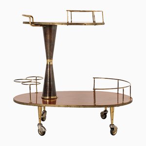 Chariot de Bar Mid-Century, Italie, 1950s