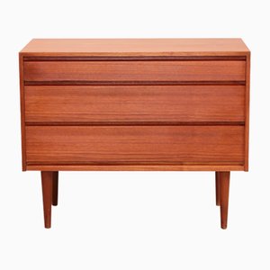 Commode en placage de teck, années 1960