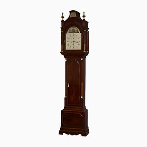 Horloge Longue George III Antique par Robert Wood de London, 1795