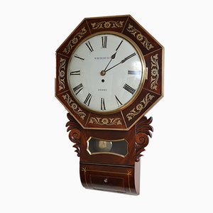 Antique Wall Clock by Whitehurst of Derby, 1820s