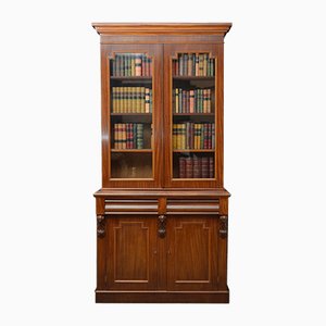 Antique Victorian Mahogany Bookcase