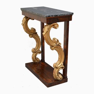 Antique Regency Rosewood Console Table