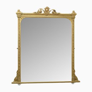 Grand Miroir de Cheminée Victorien