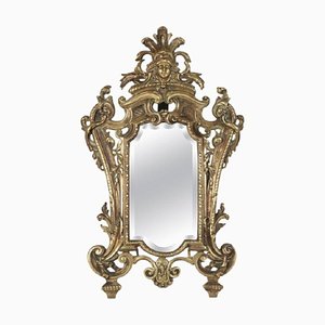 Miroir Style Louis XV en Bronze Patiné, 19ème Siècle