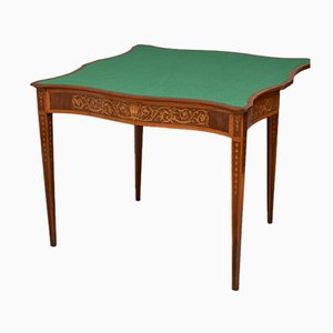 Antique Sheraton Style Card Table