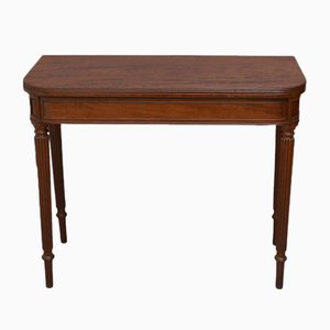 Antique Regency Mahogany Card Table