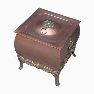 Antique Victorian Copper Planter, 1890s