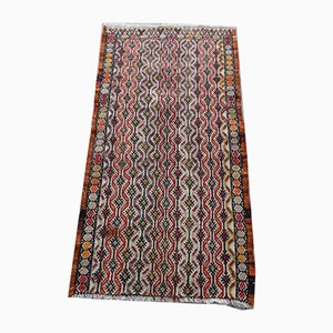 Alfombra kilim turca vintage, años 70