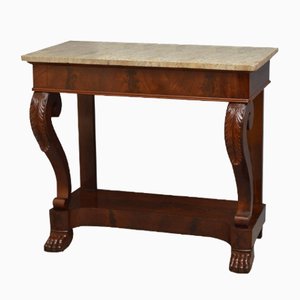 Antique Continental Mahogany Console Table