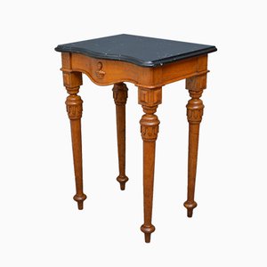 Antique Victorian Oak Console Table