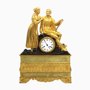 Antique French Charles X Ormolu Pendulum Clock