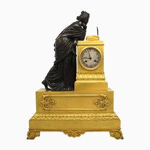 Antique Empire French Ormolu Pendulum Clock