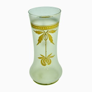 Antique Art Nouveau French Crystal Vase