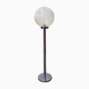 Space Age Italian Metal and Murano Glass Floor Lamp from Mazzega, 1970s