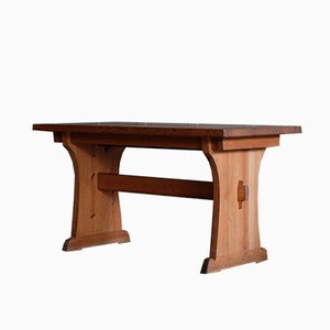 Grande Table Scandinave en Pin par Axel Einar Hjorth pour Nordiska Kompaniet, 1930s