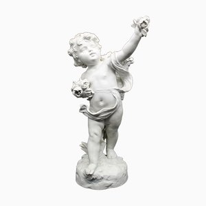 Antique French Bisque Sculpture by Hippolyte Moreau