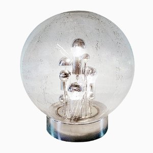 Lámpara de mesa Sputnik era espacial en forma de globo de Doria, años 70