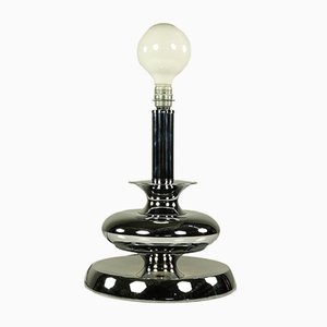 Mid-Century German Chromed Steel Table Lamp
