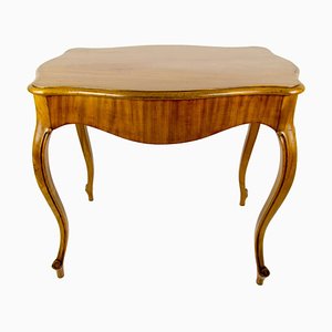 Rococo Style French Walnut Dining Table, 1930s
