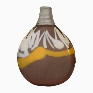 Modernist Italian Murano Glass Vase by Sandro Frattin for La Vetreria Artistica TFZ, 1980s