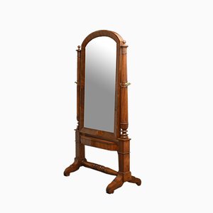 Antiker Continental Olivewood Spiegel