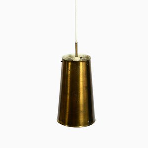 Large German Copper and Metal Ceiling Lamp from Bochumer Lampenfabrik, 1950s