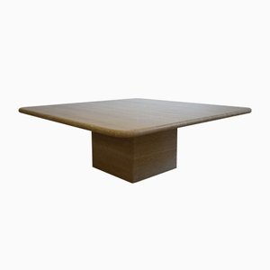 Mid-Century Italian Travertine Coffee Table