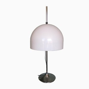 Italian Modern Chrome & Steel Table Lamp from Guzzini, 1970s