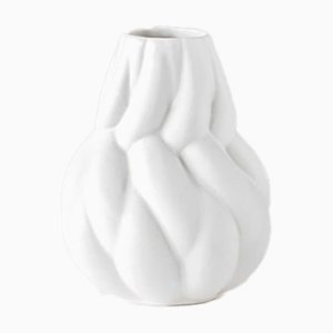 Small White Eda Vase by Lisa Hilland for Mylhta