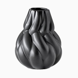 Small Black Eda Vase by Lisa Hilland for Mylhta