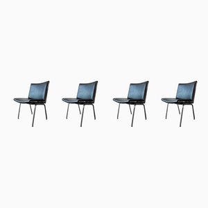 Danish AP 40 Airport Chairs by Hans J. Wegner for A.P. Stolen, 1960s, Set of 4