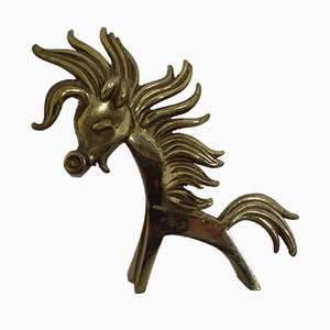Brass Horse Figurine by Walter Bosse for Hertha Baller, 1950s