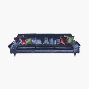 Eve Sofa aus Sapphire Kunst Stoff von VGnewtrend