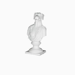 Busto Argo in ceramica bianca di Marco Segantin per VGnewtrend, Italia