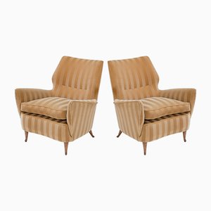 Set of Italian Armchairs, 1950s