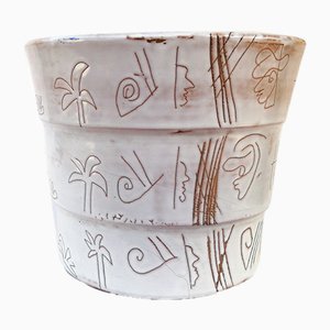 Vaso vintage in ceramica, anni '80